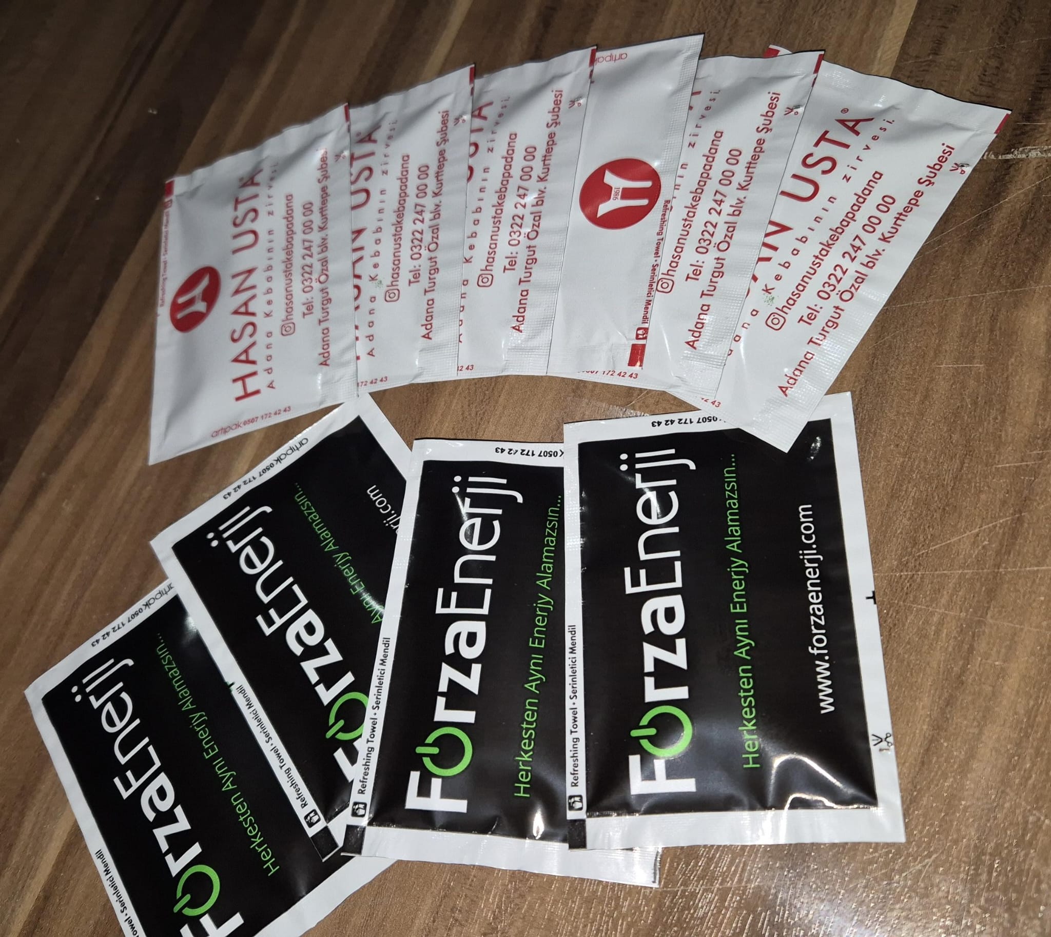 Tekli Baskılı Islak Mendil